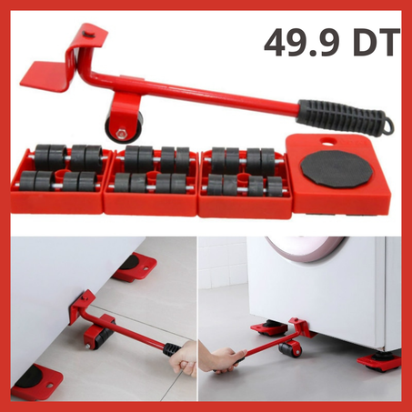 Kit de deplacement de meuble 5 piéces