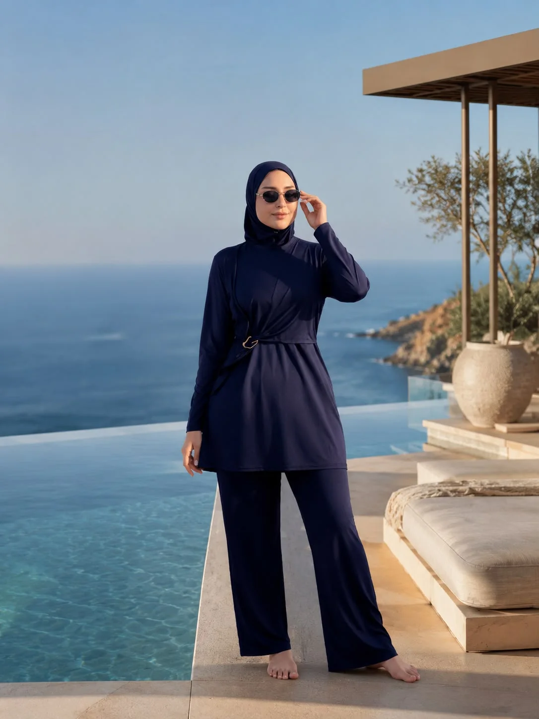 تألقي بثقة على الشاطئ بركيني  سباحة عصرية بتصميم أنيق ومريح ✨