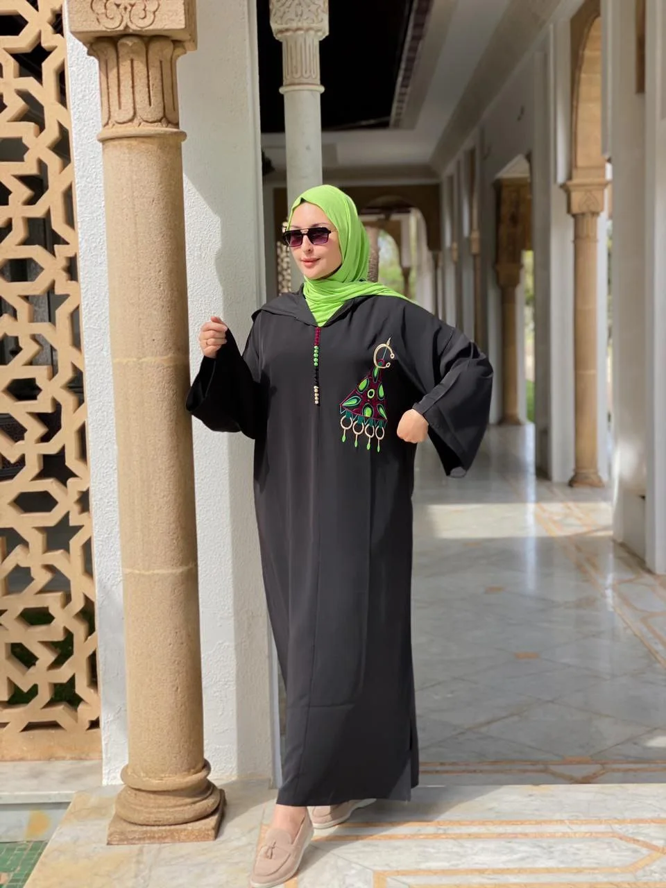 جلابة بطرزة عصرية  غاية  فالروعة والإتقان  توصيل بلمجان 📦✨