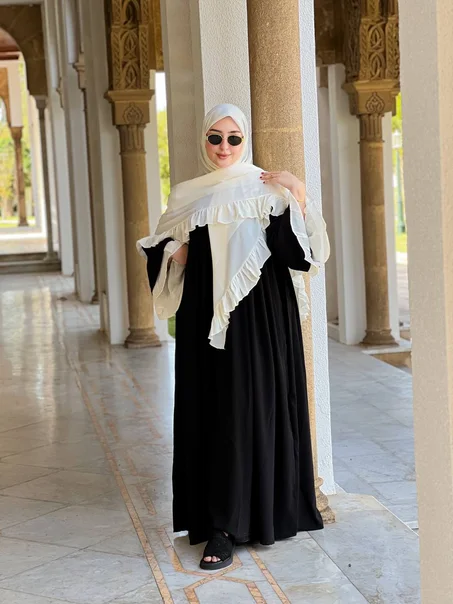 كسوة راقية من قطعتين، للجميع المناسبات كريب روزا