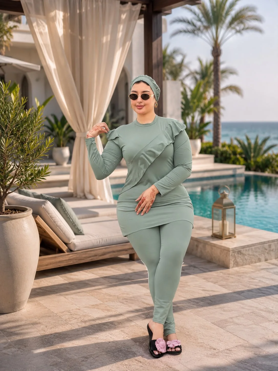 أناقة … بثقة على الشاطئ   💧