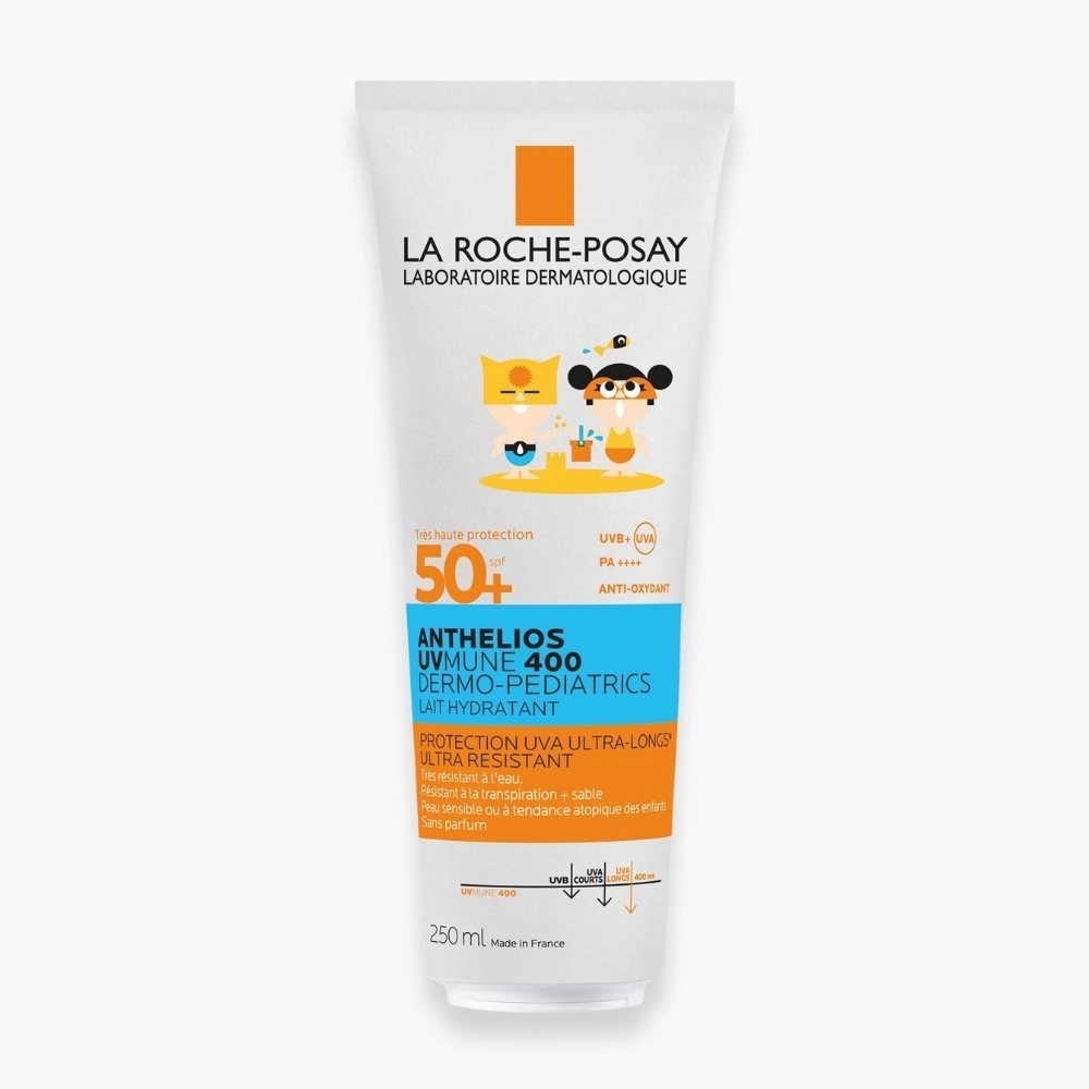 LA ROCHE-POSAY – Anthelios UVMUNE 400 Dermo-Pediatrics Lait Solaire Hydratant SPF50+ – 250ml