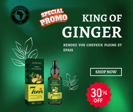 Huile essentielle de gingembre pour cheveux, traitement naturel contre la perte des cheveux