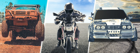 السيارات والدراجات النارية