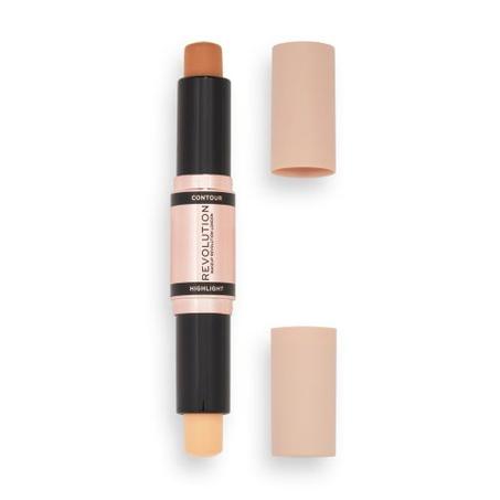 Revolution Fast Base Contour Stick Medium - Stick double face Contour et highlight