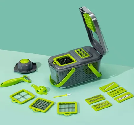 أقوى قطاعة خضر 22 في 1:– السرعة، الدقة، وتنظيم المطبخ في جهاز واحد