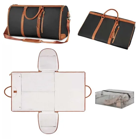 Sac de Voyage Convertible avec Housse à Vêtements