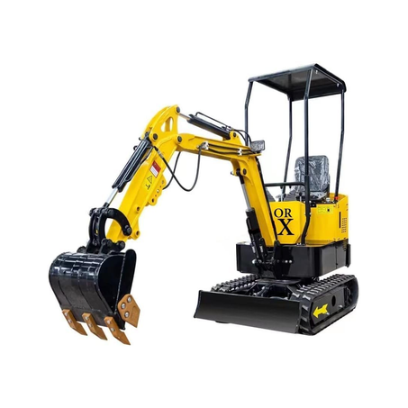 TYPHON Terror X Storm Mini Trencher – 1 Ton Trench Digger with Canopy – Mini Excavator Machine for Garden, Farms, Parks, Roads – Ideal for Digging, Drilling, Bull-Dozing