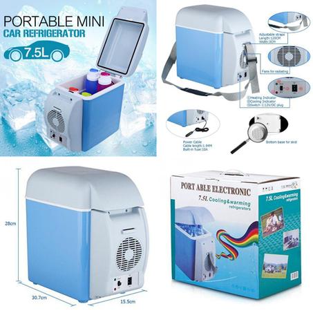 Portable Electronic Cooling and Warming Refrigerator