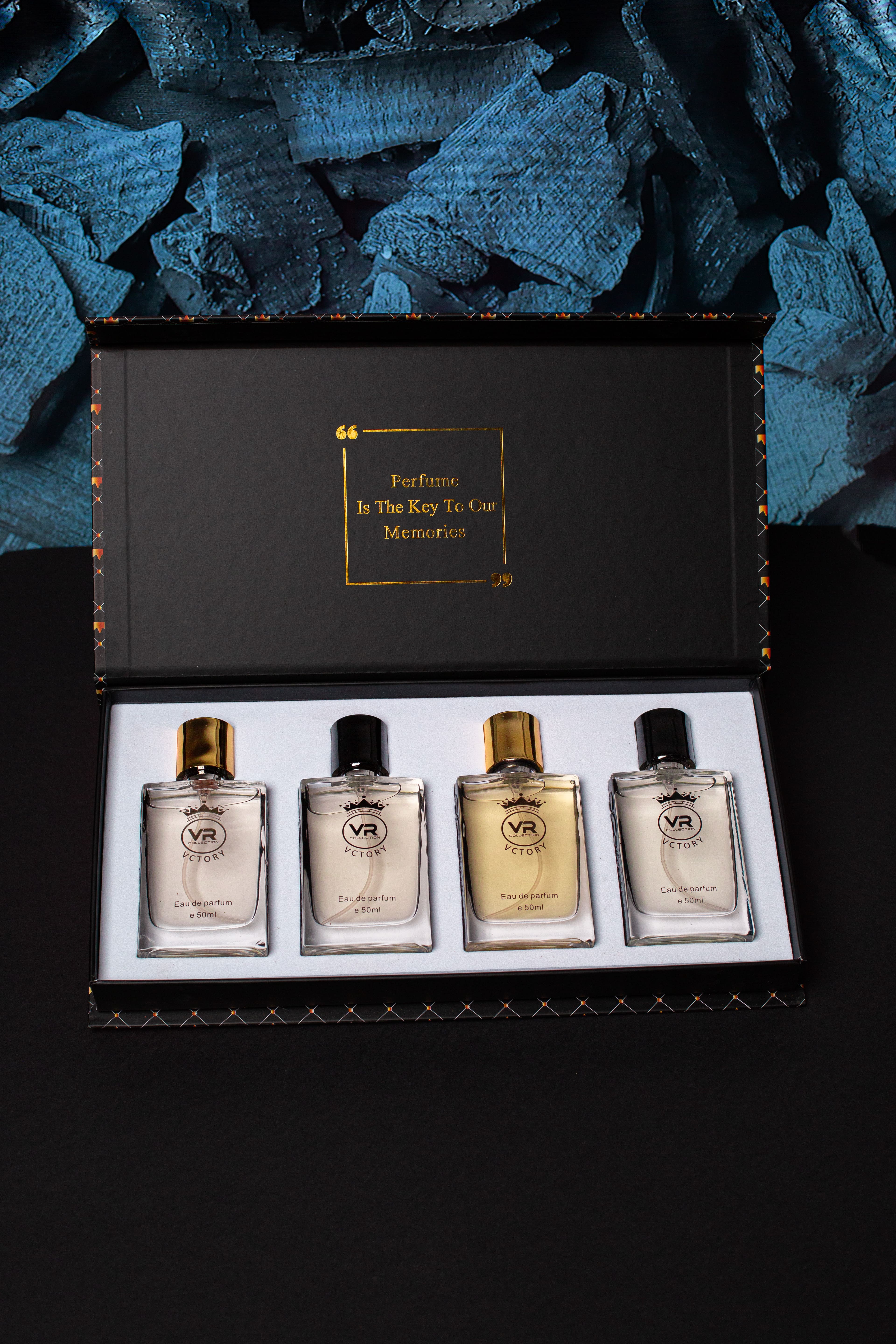 4 عطور مختلفة ✨ بوكس العطور VR VICTORY ✨ Perfume is the key to our memories