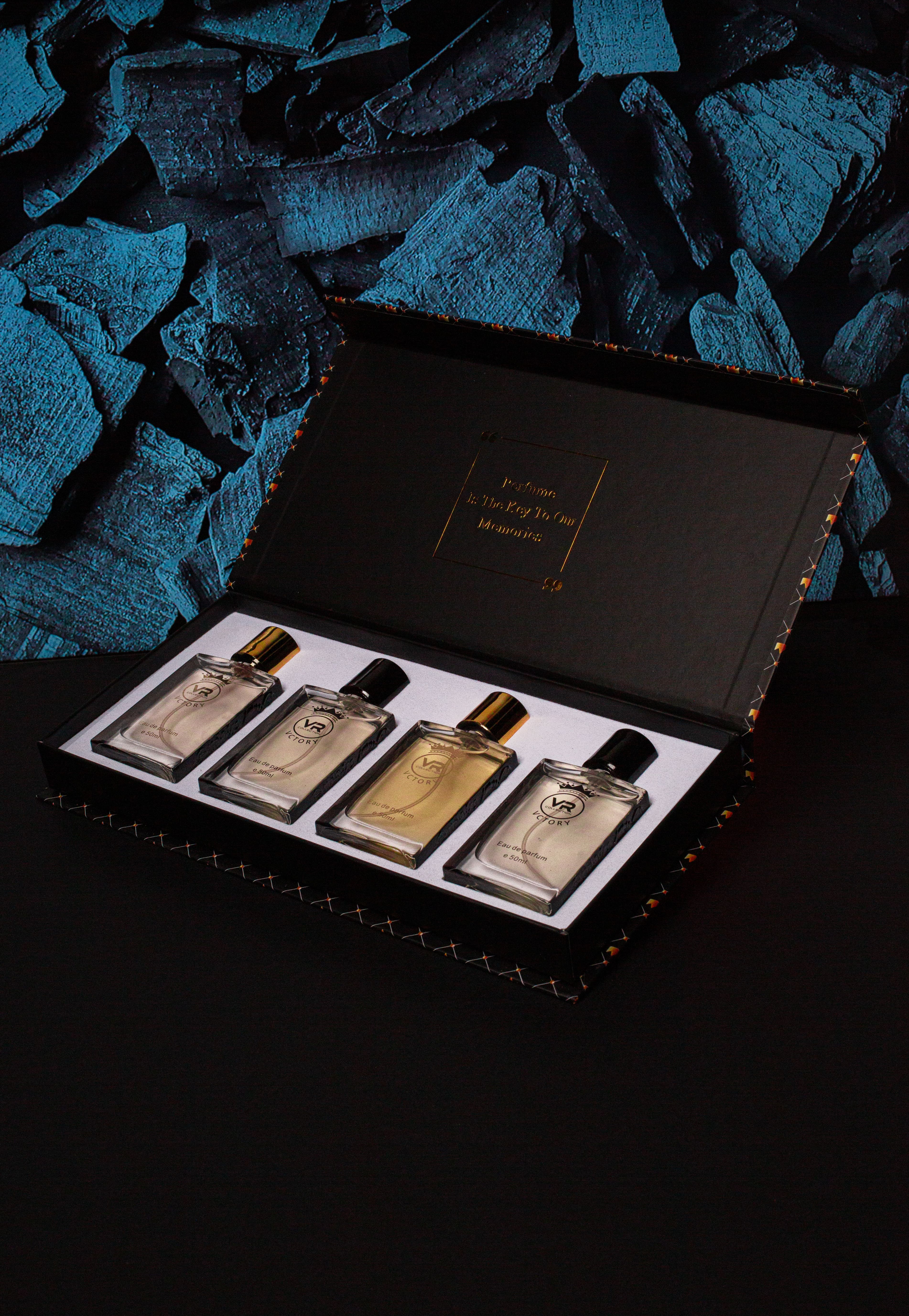 4 عطور مختلفة ✨ بوكس العطور VR VICTORY ✨ Perfume is the key to our memories