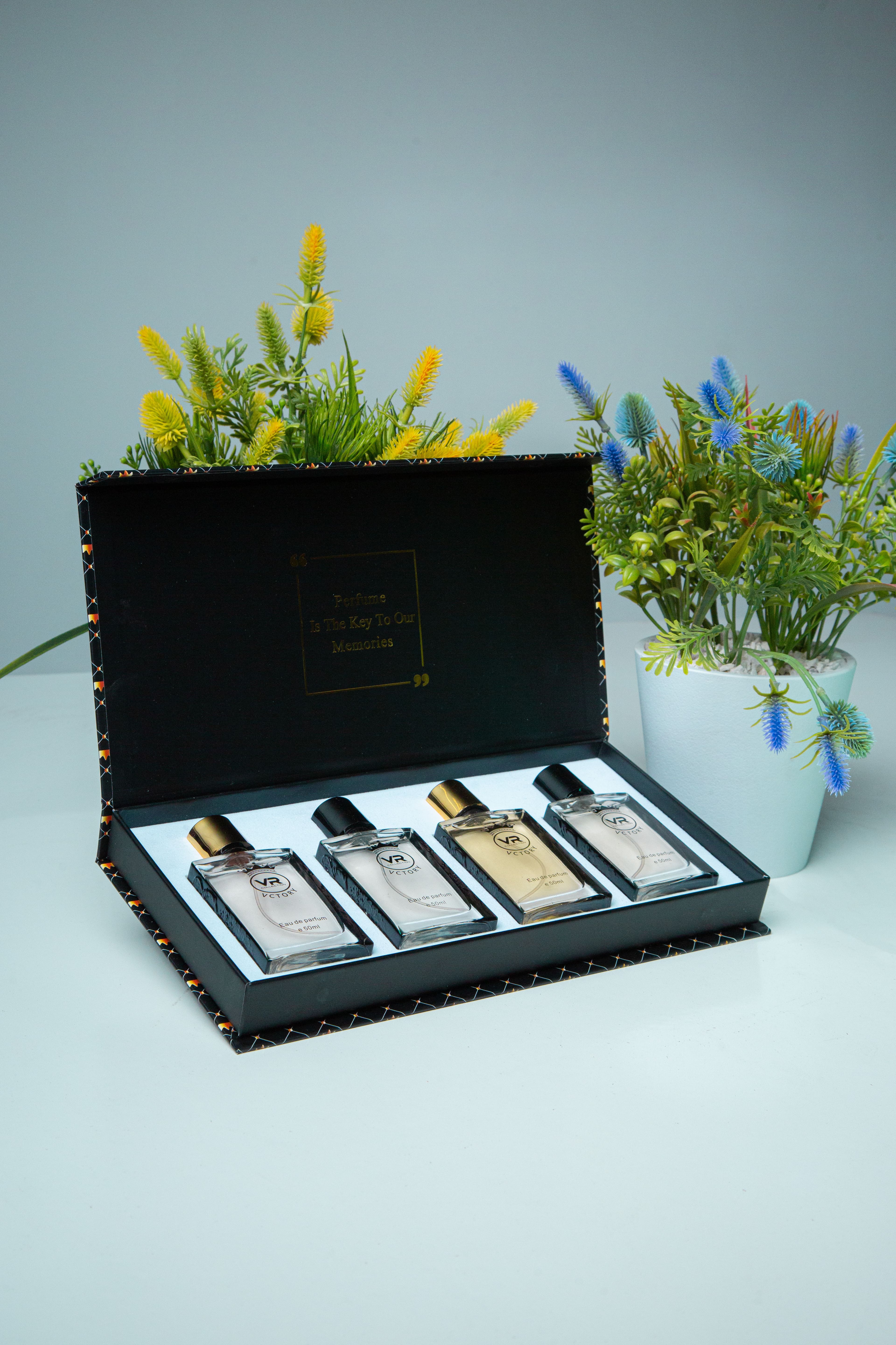 4 عطور مختلفة ✨ بوكس العطور VR VICTORY ✨ Perfume is the key to our memories