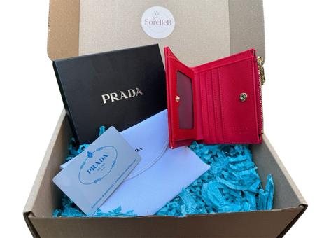 Porte monnaie Prada Vrai Cuir