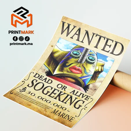 SOKEGING Wanted Poster - One piece (45x30cm)