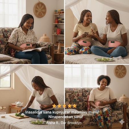 🌸 Mkanda wa Faraja ya Hedhi  Faraja ya Haraka - Dakika 3 Tu!