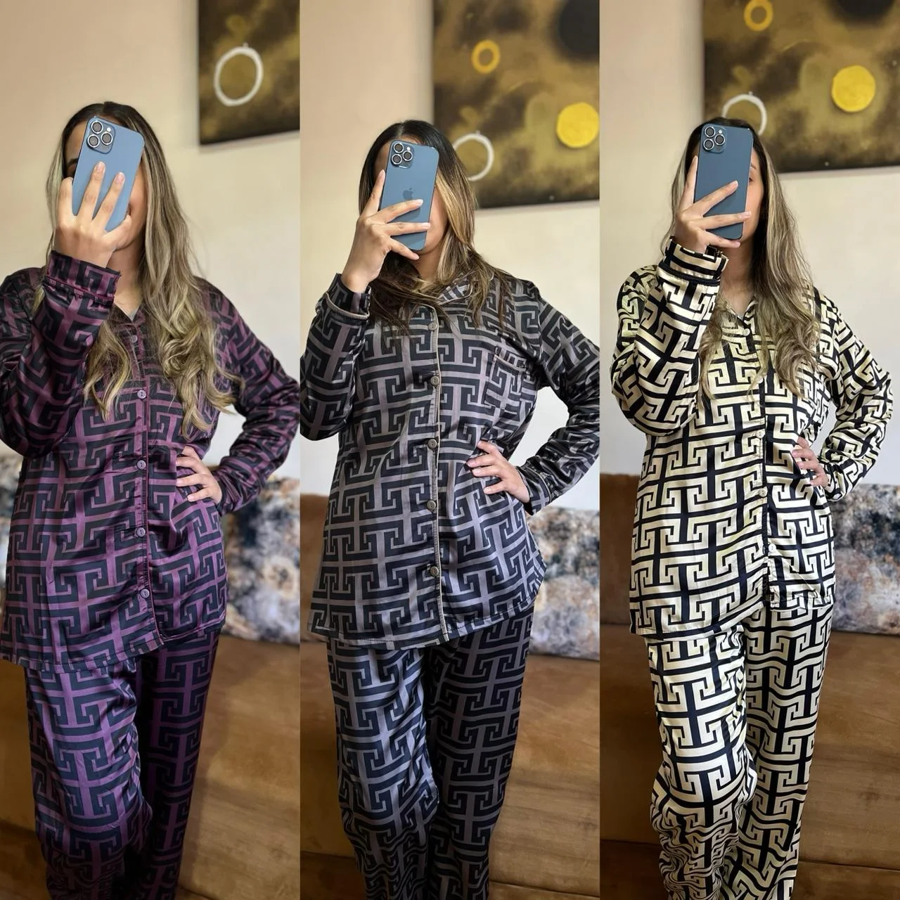 PYJAMA SATIN VRAIS