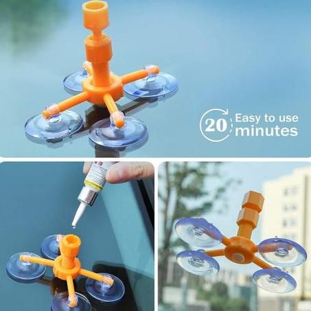 اداة إصلاح خدوش وتشققات الزجاج‎