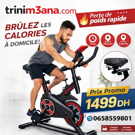 A.Vélo Spinning Pro – Performance à Domicile