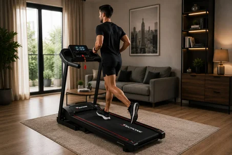 Tapis de Course Électrique  – 12 Programmes & Vitesse 12 km/h