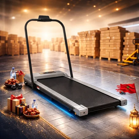 Tapis roulant compact avec contrôle à distance et connectivité Bluetooth