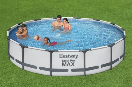 Piscine Bestway Steel Pro MAX 3,66m x 76cm  Avec Pompe de Filtration
