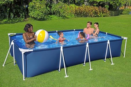 B.Piscine hors sol rectangle Steel Pro™ 300 x 201 x 66 cm