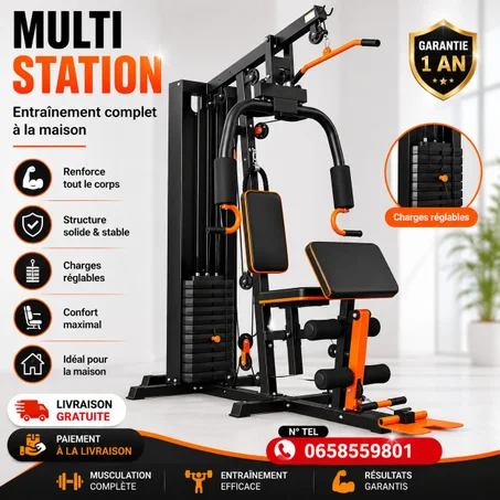 Home Gym : Domptez votre entraînement avec le banc de musculation 6-en-1