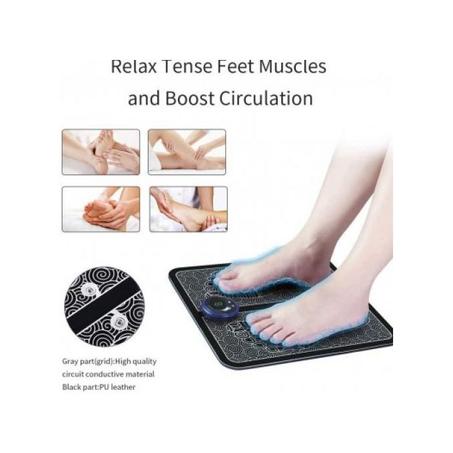 Tapis de Massage électrique stimulateur musculaire des pieds