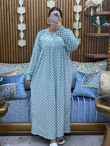 بيجامة طويلة بالفرنجة