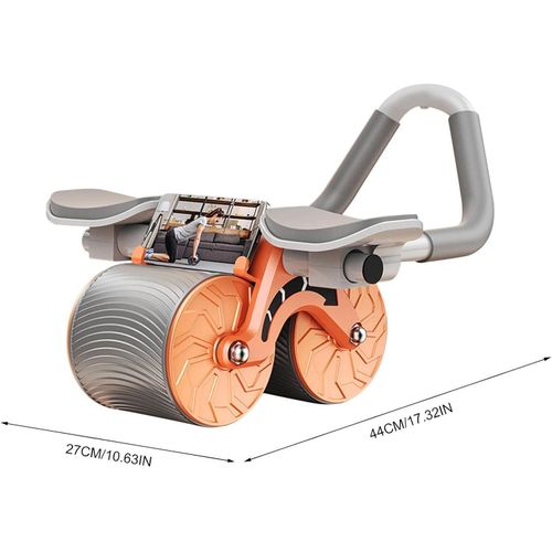 Roue Abdominale à Rebond Automatique avec support de coude et écran LCD