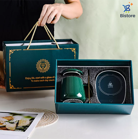 Mug céramique avec chauffe tasse