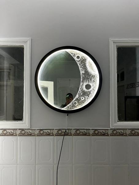 Miroir du croissant brillant