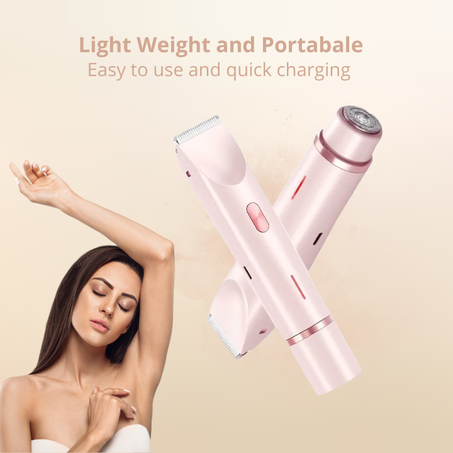 آلة إزالة الشعر 2 في 1 مقاومة للماء