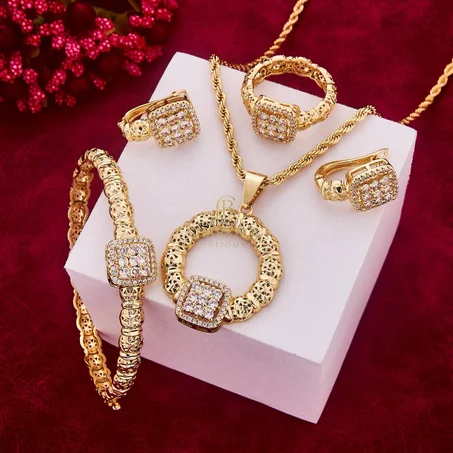 طقم دك البْرّة فاخر – تصميم راقٍ ولمعان يدوم – لاصي إينوكسيدابل