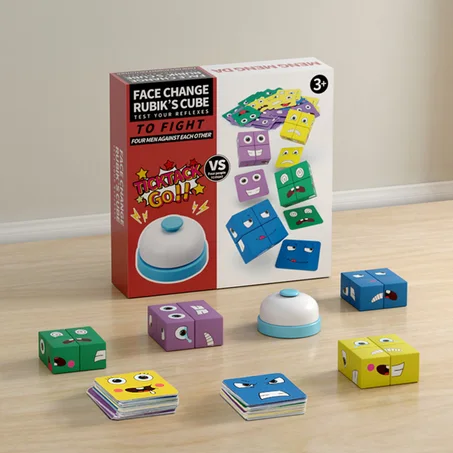 لعبت مكعبات روبيك لتنمية مهارات التركيز