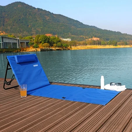 Matelas de Plage Pliable avec dossier ajustable , فراش الشاطئ قابلة للطي مع مسند الظهر قابل للتعديل
