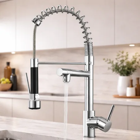 Robinet de cuisine premium avec douchette flexible