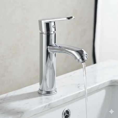 Robinet Mitigeur Lavabo Chromé