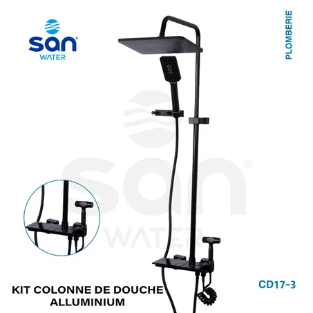 Kit complète avec mitigeurs de 4 fonction