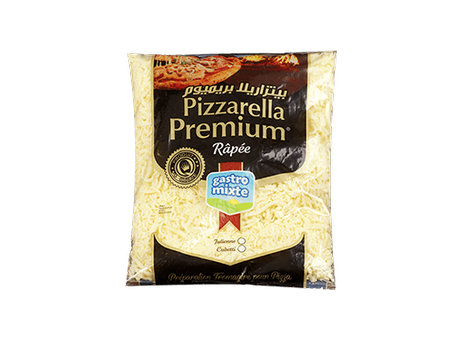 Fromage mozzarella Noir Râpée Gastromixte 1KG