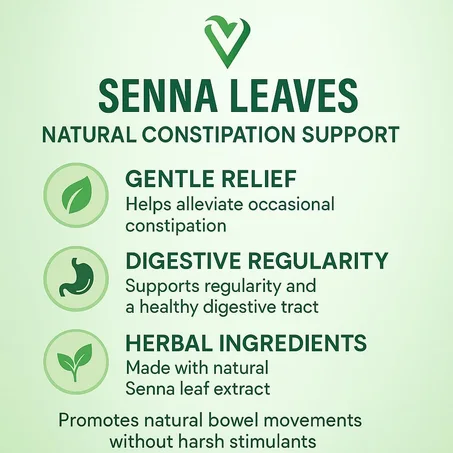 أقراص السنا الملينات لعلاج الإمساك