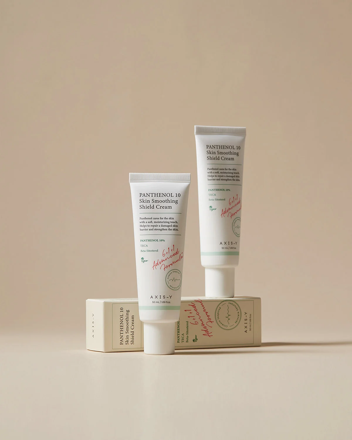 كريم بانثينول 10% لتنعيم البشرة وتقوية حاجزها | Panthenol 10 Skin Smoothing Shield Cream 50 axis-y