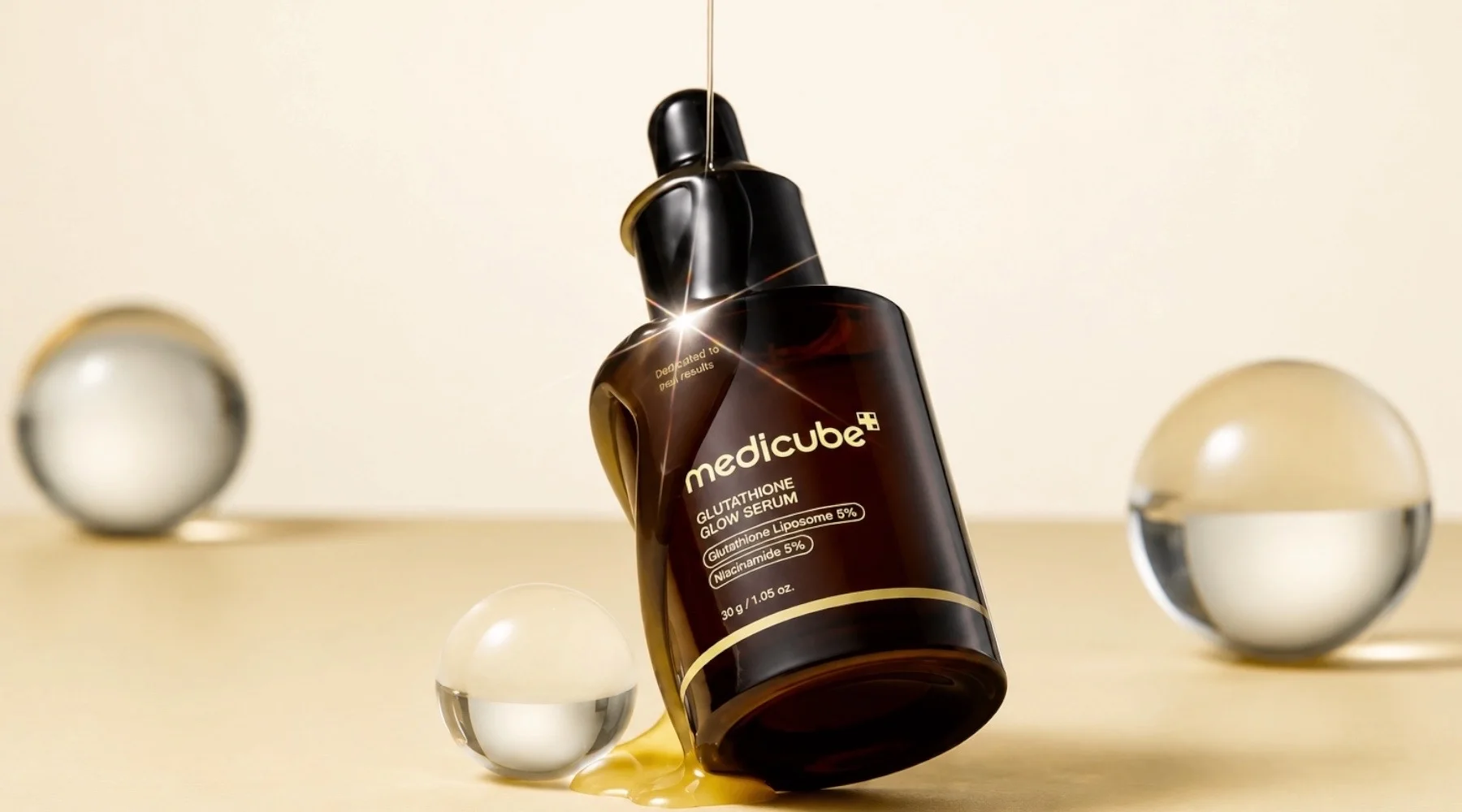 سيروم الجلوتاثيون للإشراقة ومكافحة علامات التقدم بالعمر  Medicube AGE-R Glutathione Glow Serum 30g