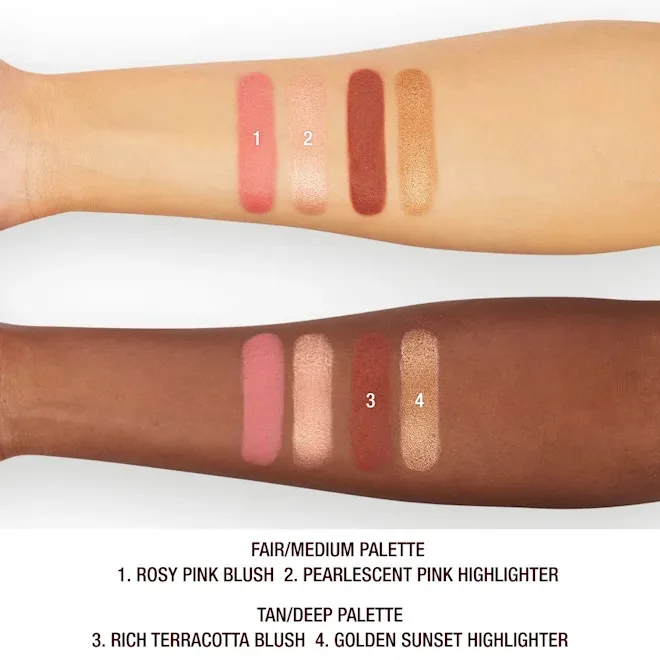 HOLLYWOOD BLUSH & GLOW GLIDE PALETTE