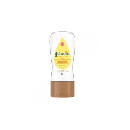 زيت زبدة الشيا وزبدة الكاكاو من جونسون   Johnsonsr oil gel 192 ml
