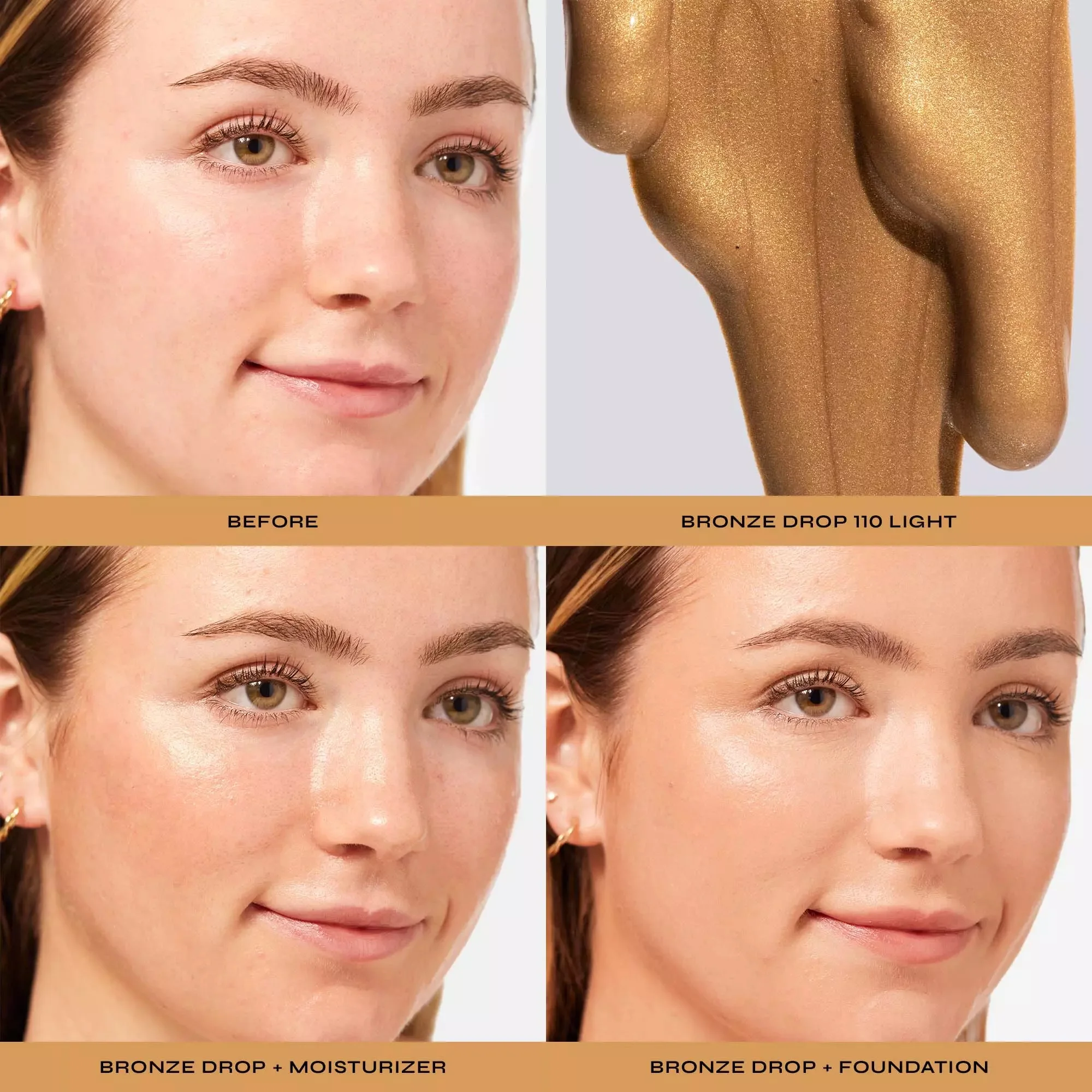 MilaniConceal + Perfect Sun Kissed Liquid Bronzing Drops Light 110