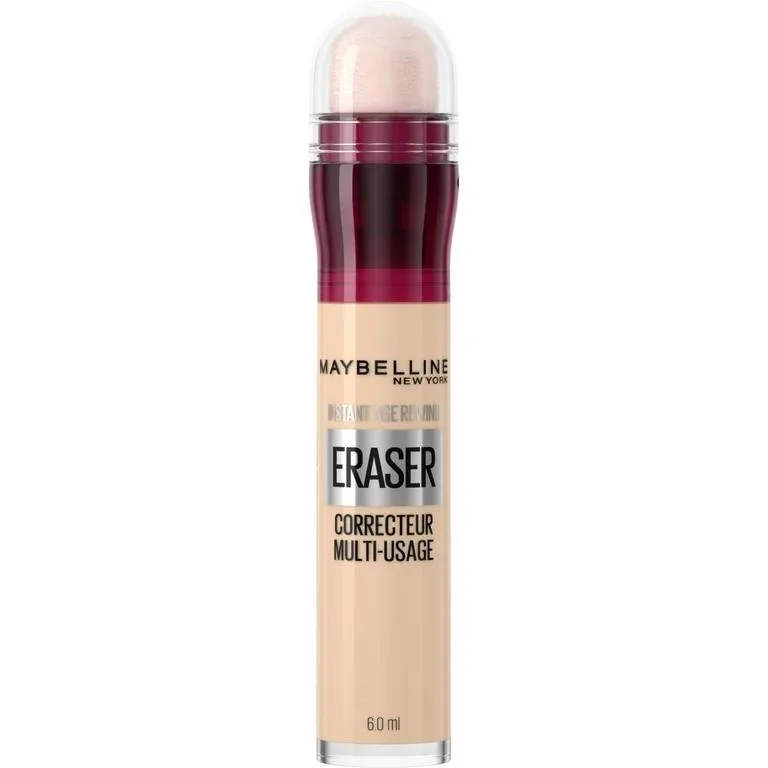 MAYBELLINE New York Instant Anti Age Eraser Eye-Concealer, Dark Circles and Blemish Concealer, Ultra Blendable Formula,