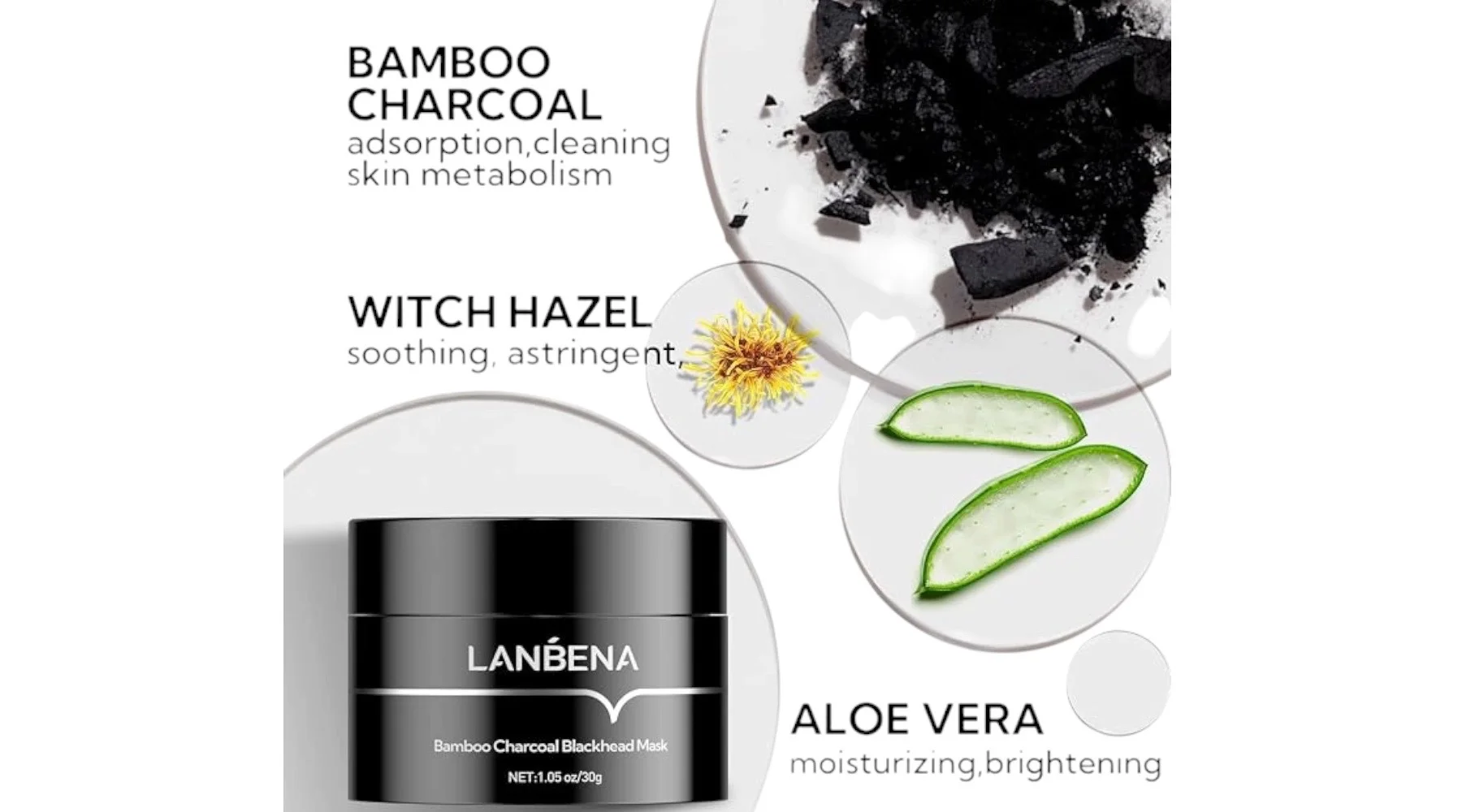 قناع ازالة الروؤس السوداء من لانبينا 30 جرام lanbena-nose-face-cleansing-mask قناع ازالة الروؤس السوداء من لانبينا 30 جرام