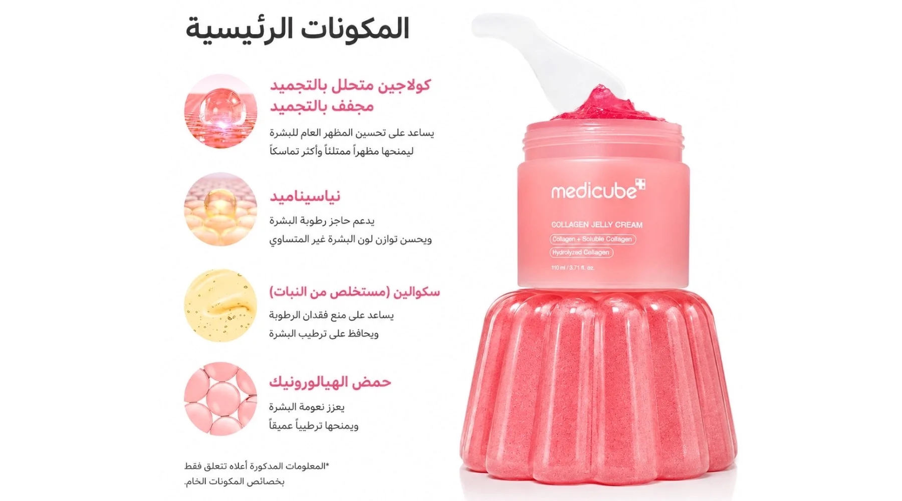 كريم جيلي كولاجين ميديوب - النياسيناميد والكولاجين المهدرج المجفف بالتجميد يعزز ترطيب حاجز البشرة ويعطي توهجا ومظهرا مرتفعا على مدار 24 ساعة - بدون لون اصطناعي، العناية بالبشرة الكوريةMedicub