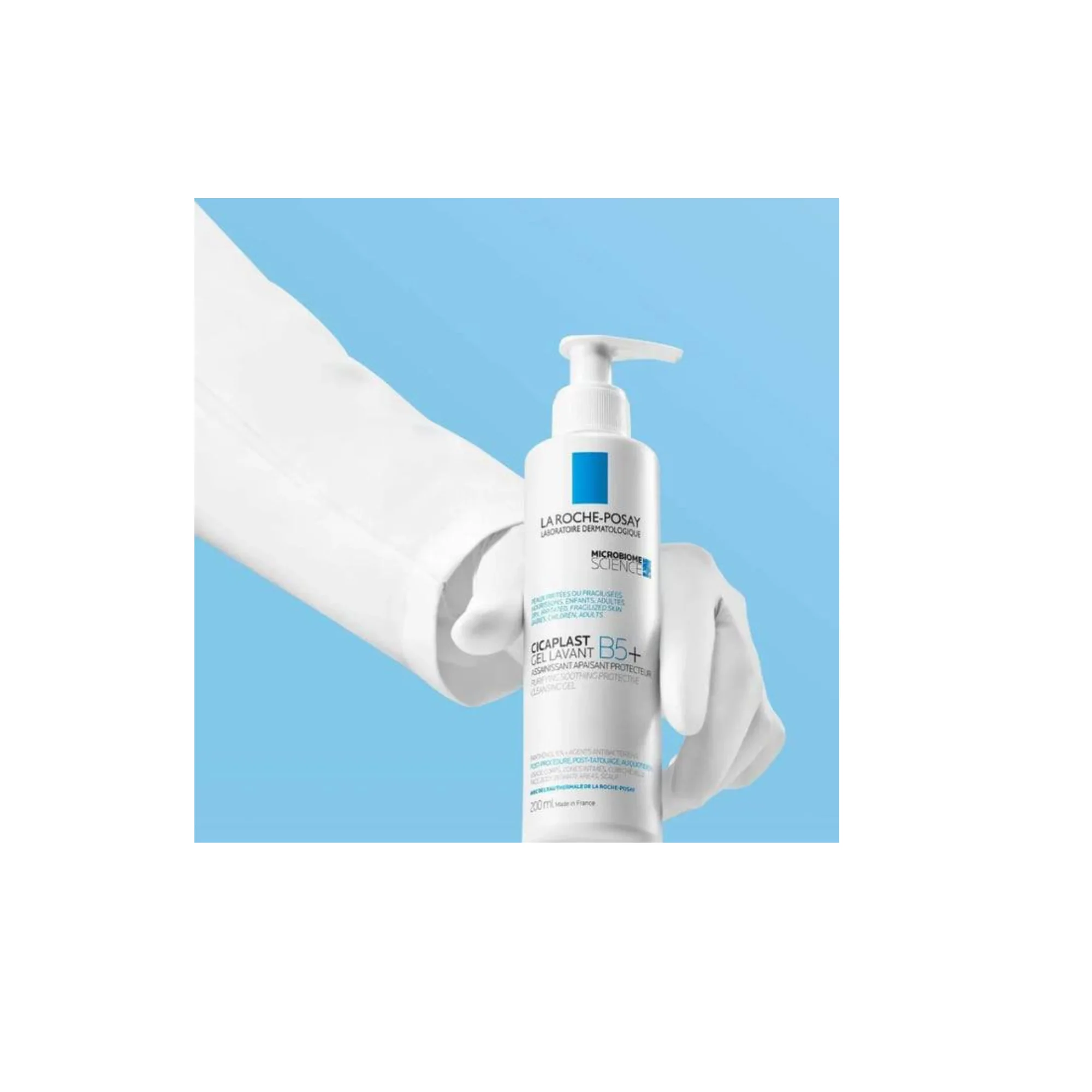 غسول سيكابلاست جل موس جل مهدئ ومنقي B5 من سيكابلاستLA ROCHE-POSAY